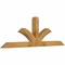 Ekena Millwork Richland Rough Sawn Timber Gable Bracket, Western Red Cedar, 72"W x 24"H x 4"D x 4"F, 8/12 Pitch GBW072X24X0404RIC00RWR - alternate 4